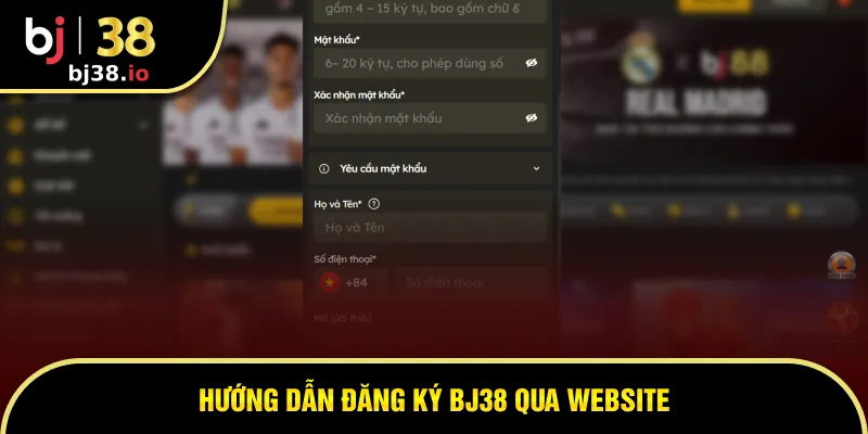 Các bước đăng ký BJ38 siêu đơn giản qua website trang chủ